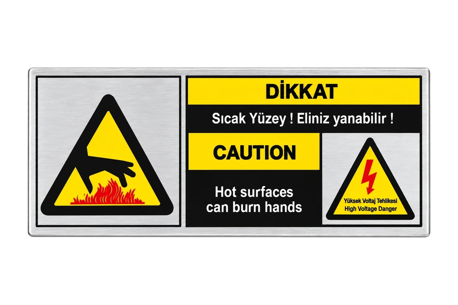 Metal İkaz Etiketi