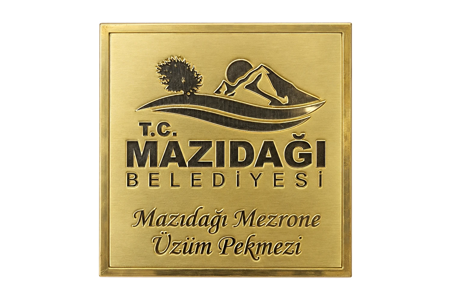 Pirinç Etiket örneği